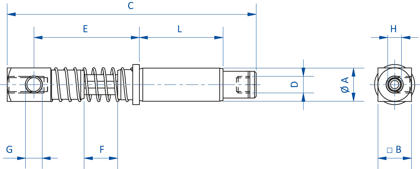 Product Dimensional Drawing Image