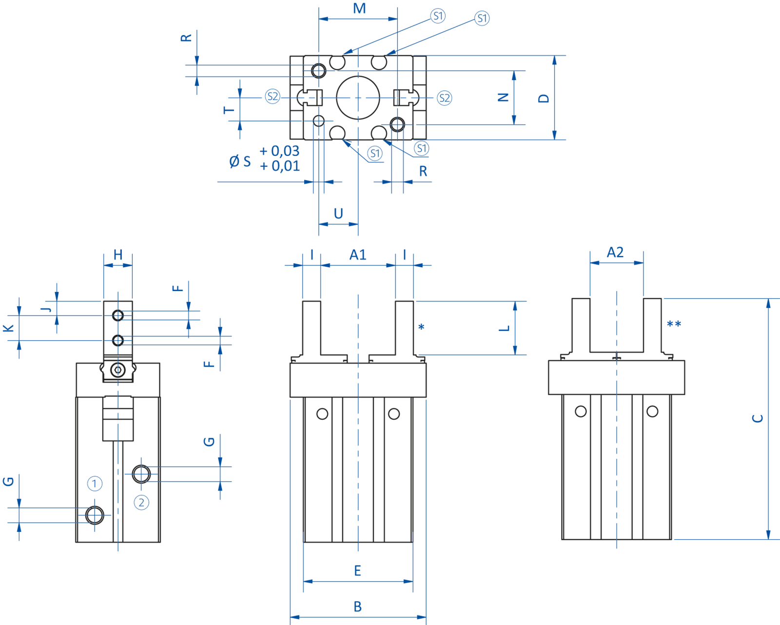 Product Dimensional Drawing Image