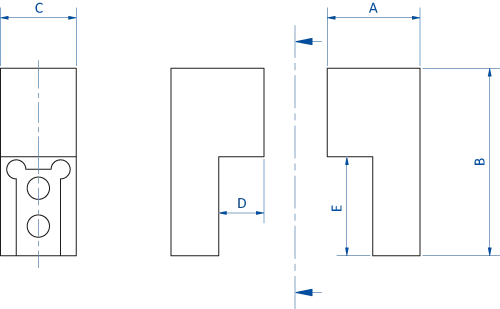 Product Dimensional Drawing Image