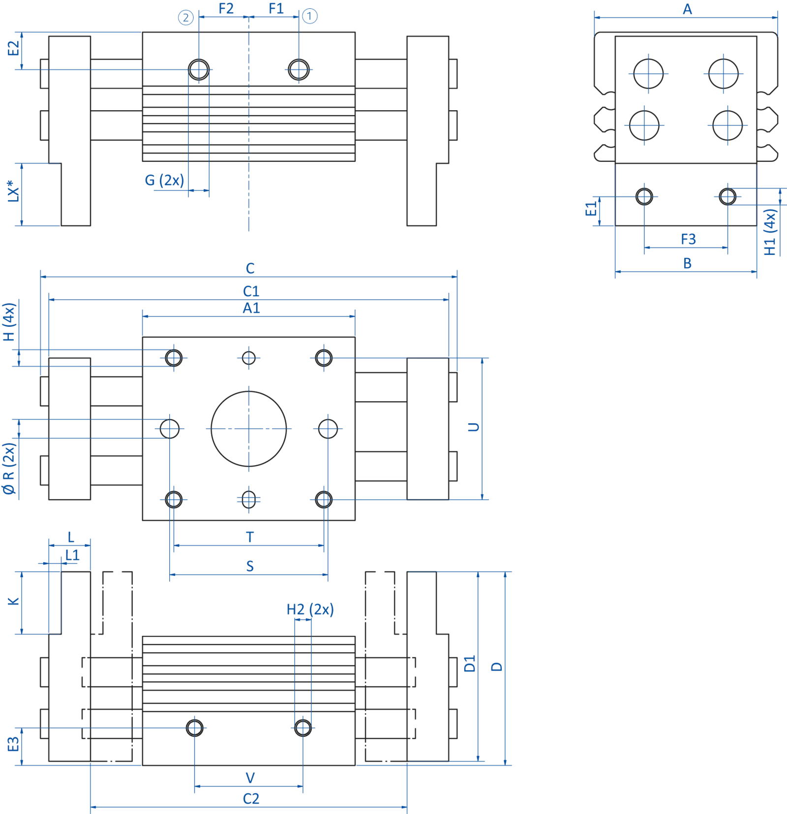 Product Dimensional Drawing Image