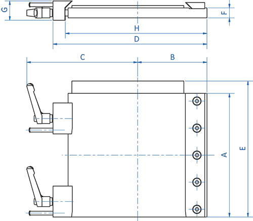 Product Dimensional Drawing Image