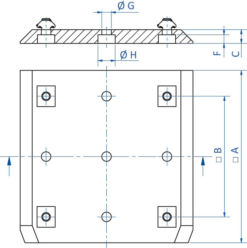 Product Dimensional Drawing Image