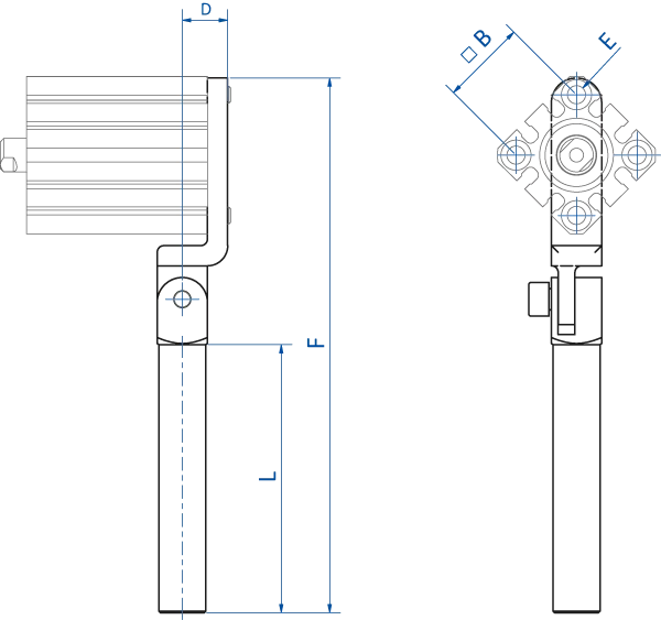 Product Dimensional Drawing Image