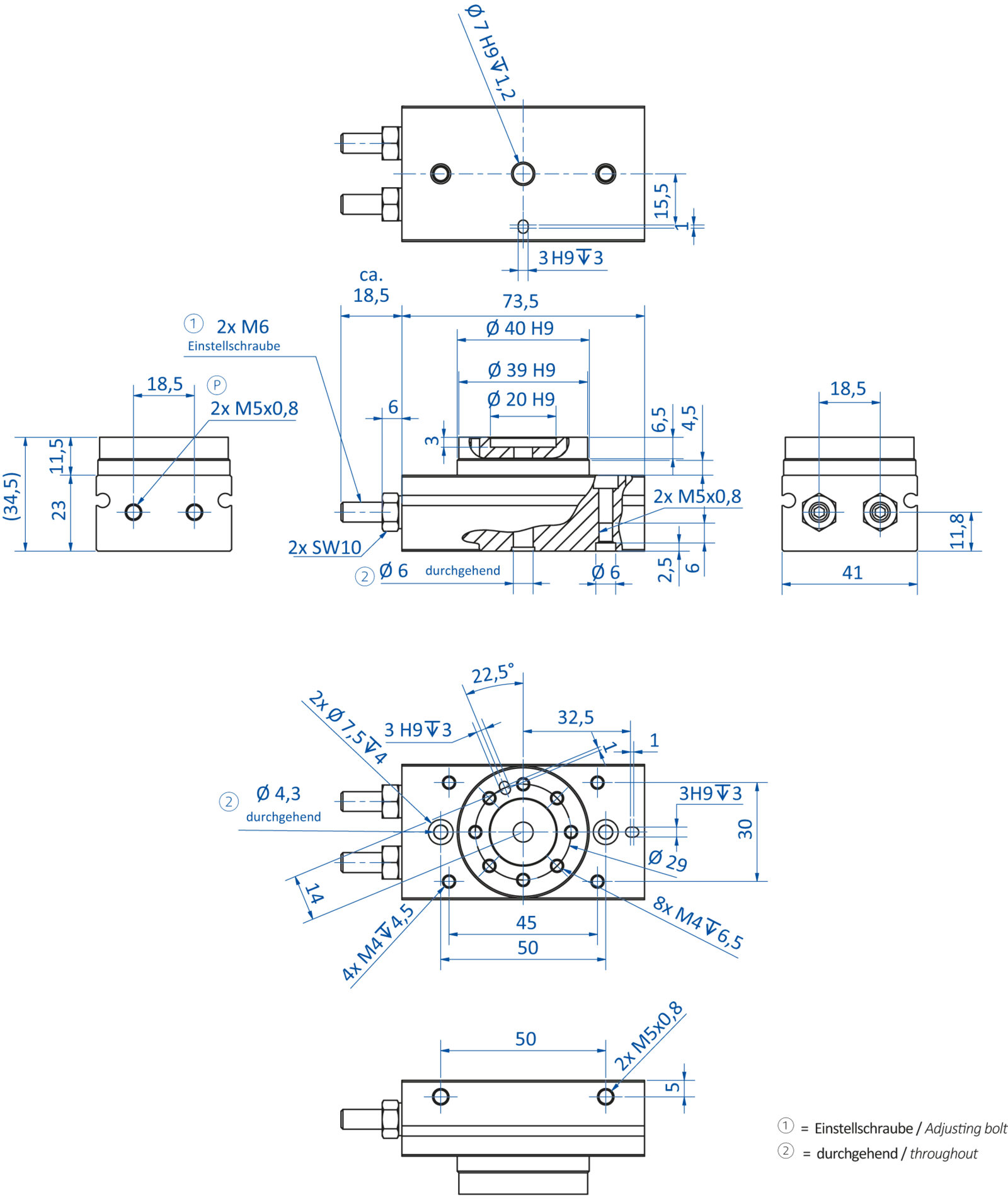 Product Dimensional Drawing Image