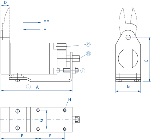 Product Dimensional Drawing Image