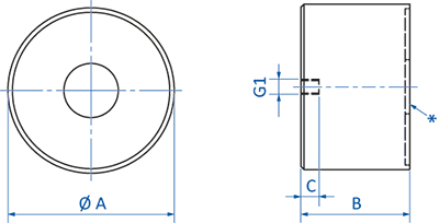 Product Dimensional Drawing Image