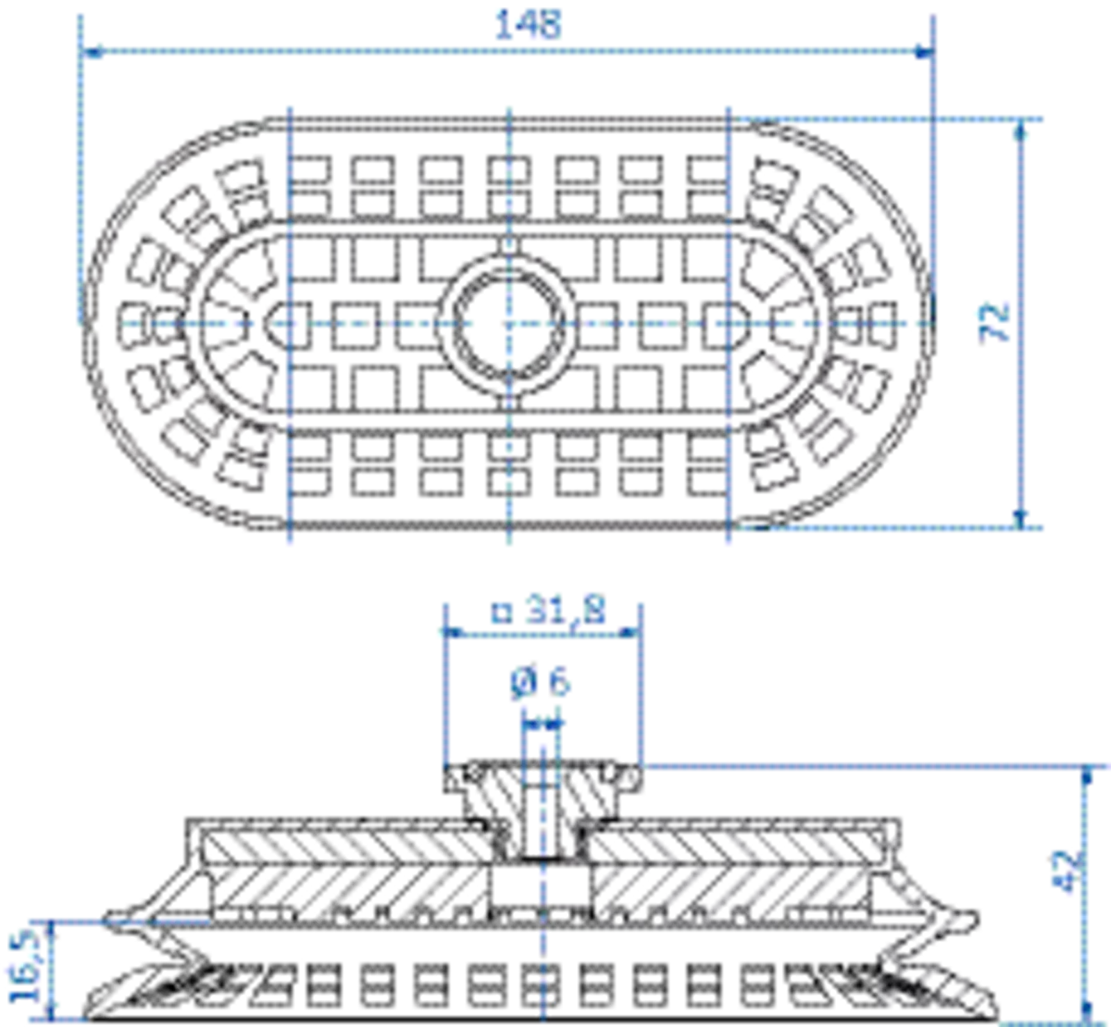 Product Dimensional Drawing Image