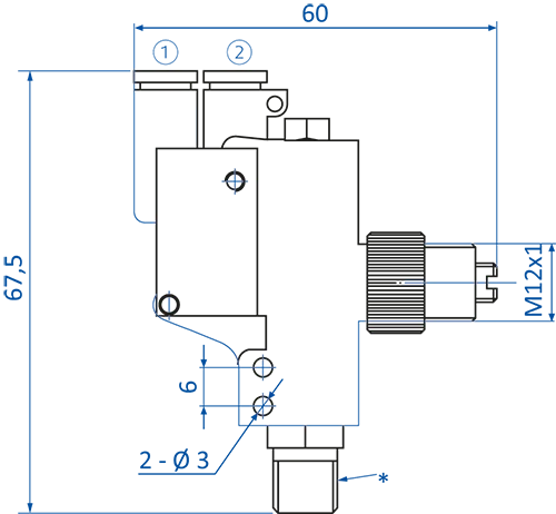 Product Dimensional Drawing Image