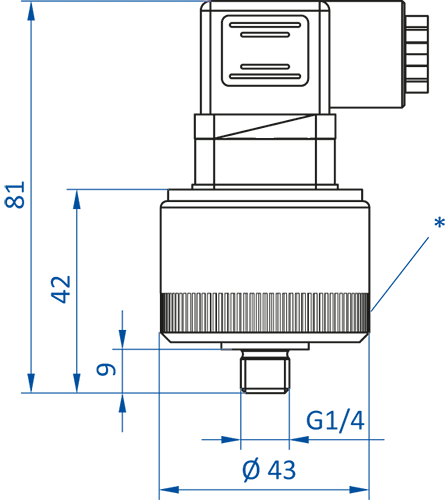 Product Dimensional Drawing Image