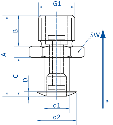 Product Dimensional Drawing Image