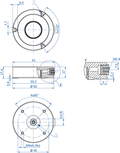 Product Dimensional Drawing Image