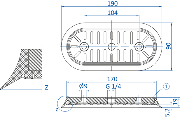 Product Dimensional Drawing Image