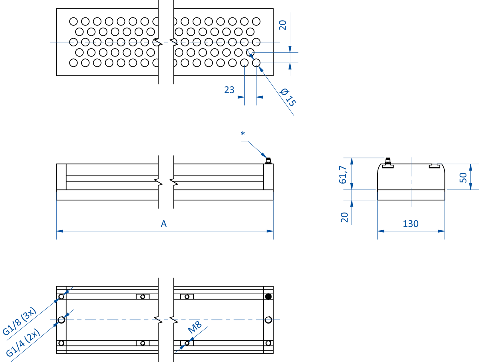 Product Dimensional Drawing Image