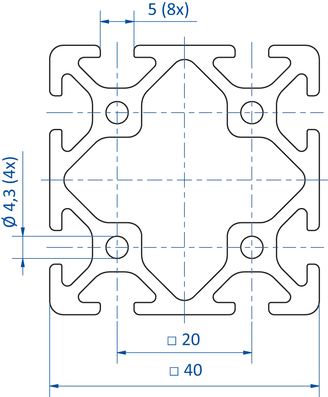 Product Dimensional Drawing Image