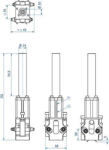 Product Dimensional Drawing Image