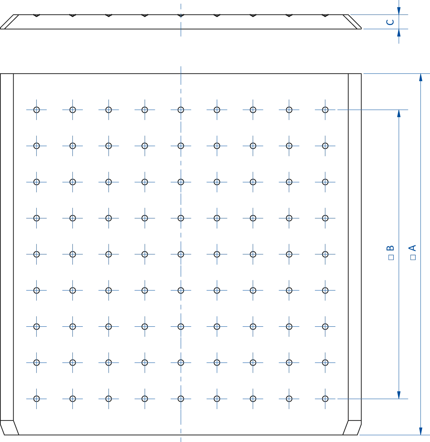 Product Dimensional Drawing Image