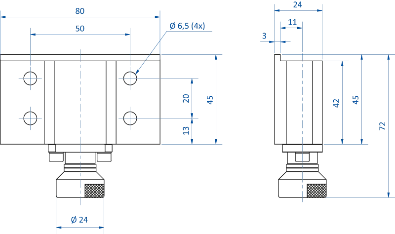Product Dimensional Drawing Image