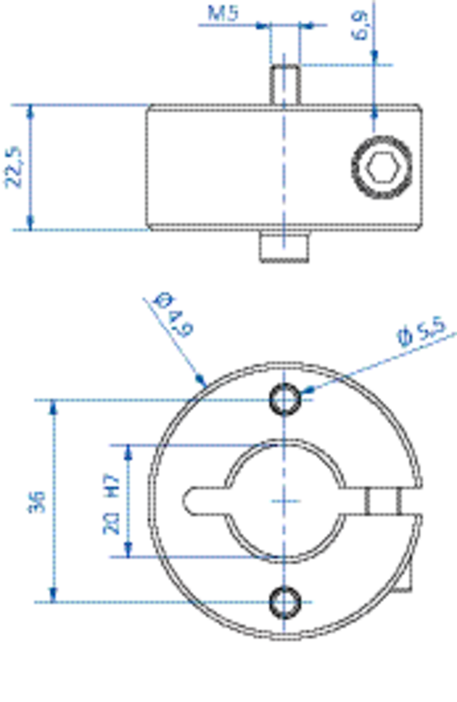 Product Dimensional Drawing Image