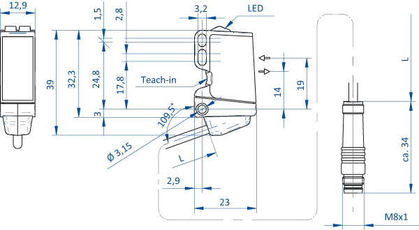Product Dimensional Drawing Image