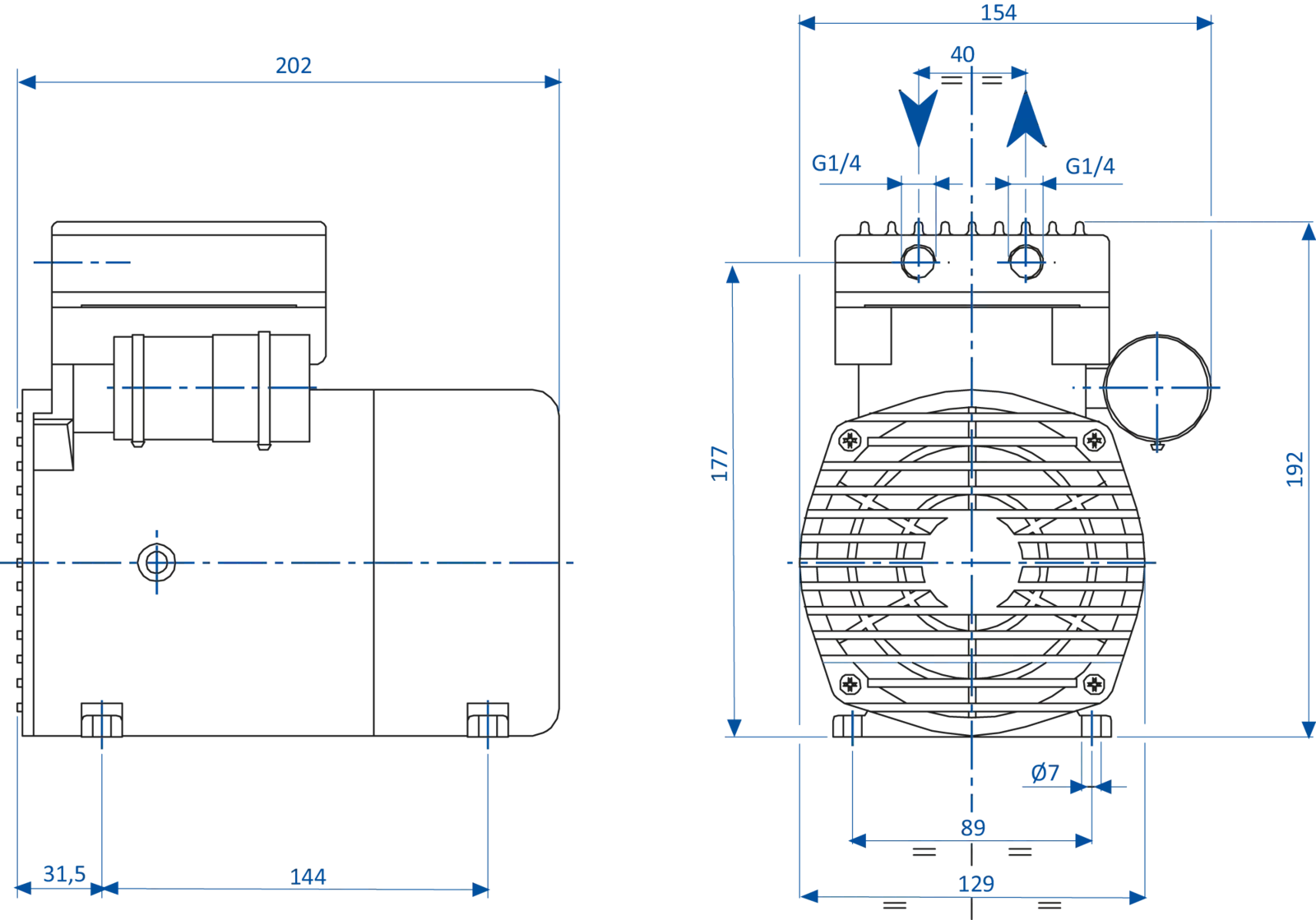 Product Dimensional Drawing Image