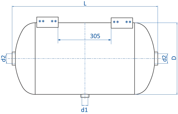 Product Dimensional Drawing Image