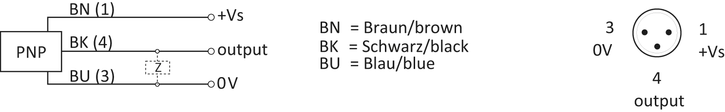 Schaltbild und Kontaktbelegung